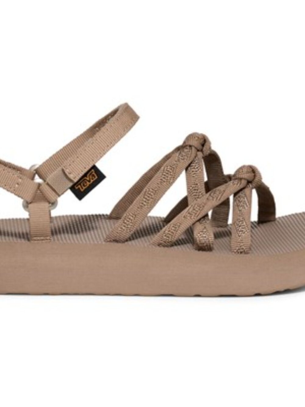 Teva - Womens Midform Kena Slim Sandal, size 9 US womens color tan.